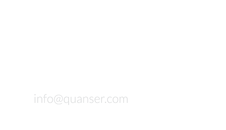 119 Spy Court, Markham, ON L3R 5H6, Canada Phone: +1 (905) 940 3575 Fax: +1 (905) 940 3576 www quanser com Email: inf   