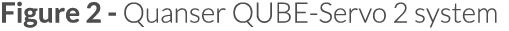 Figure 2 - Quanser QUBE-Servo 2 system