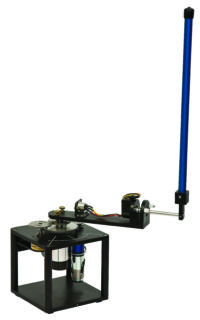 Rotary inverted pendulum, or Furuta pendulum controls lab experiment.