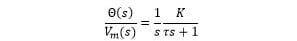 First-order transfer function
