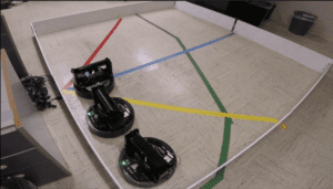 Student project involving QUanser QBot 2 ground robots at the University of New Mexico