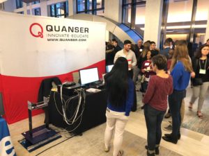 Quanser display at EERI 2019 Annual Meeting