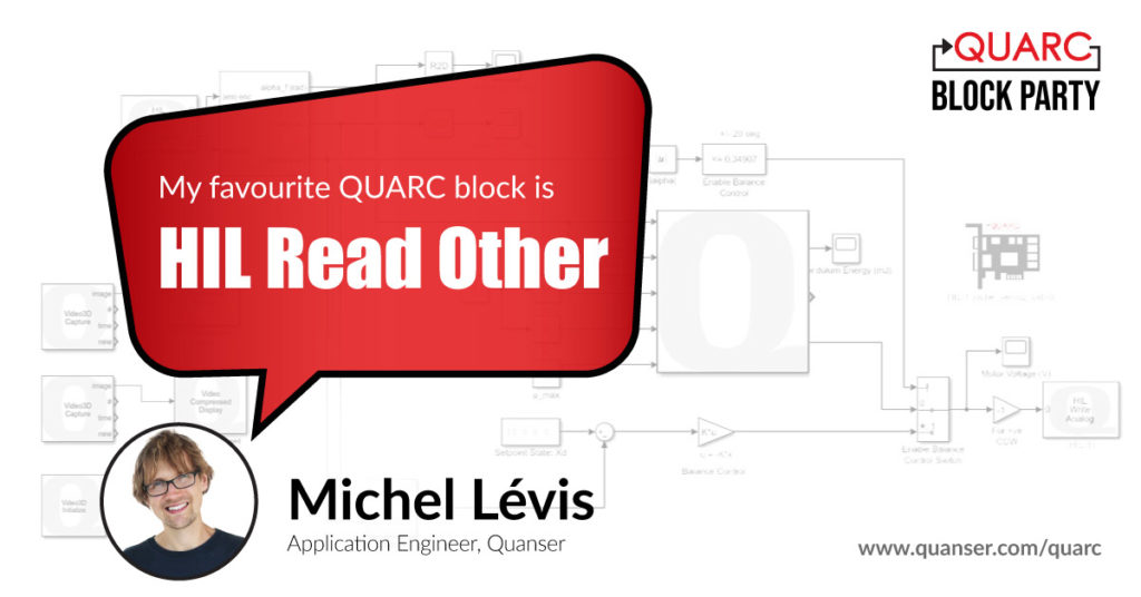 QUARC Block Party - Favourite QUARC Blocks of Quanser engineers