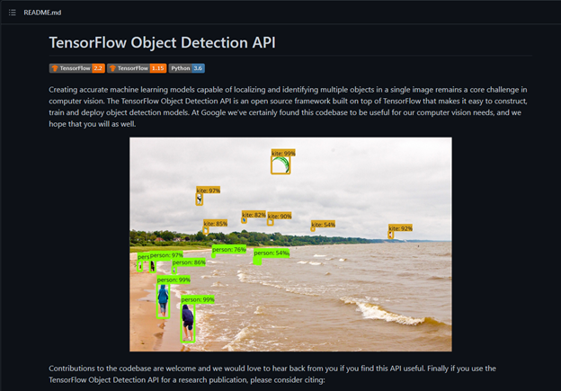 TensorFlow Object Detection API
