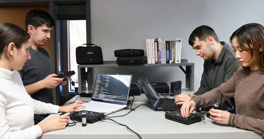 The Mechatronics Design Lab in action 